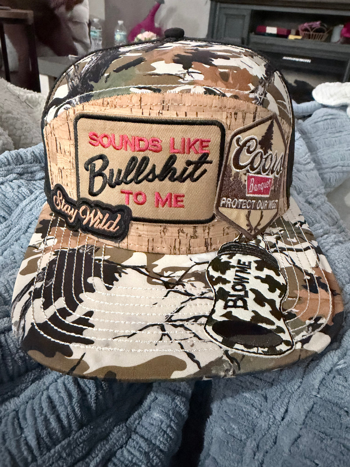 Camo Flat Bill