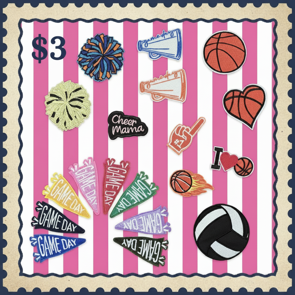 Cheer Patches Stamp $3