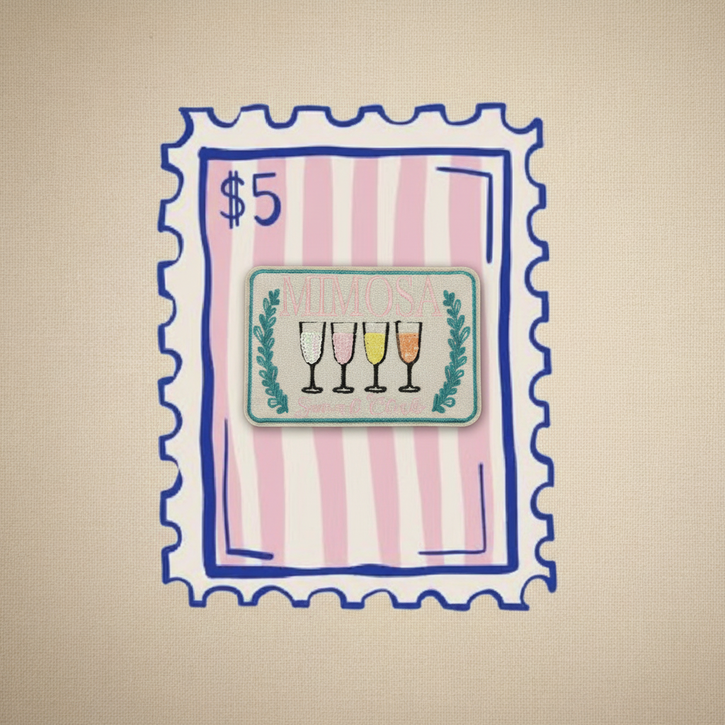 Large Patch pink stamp