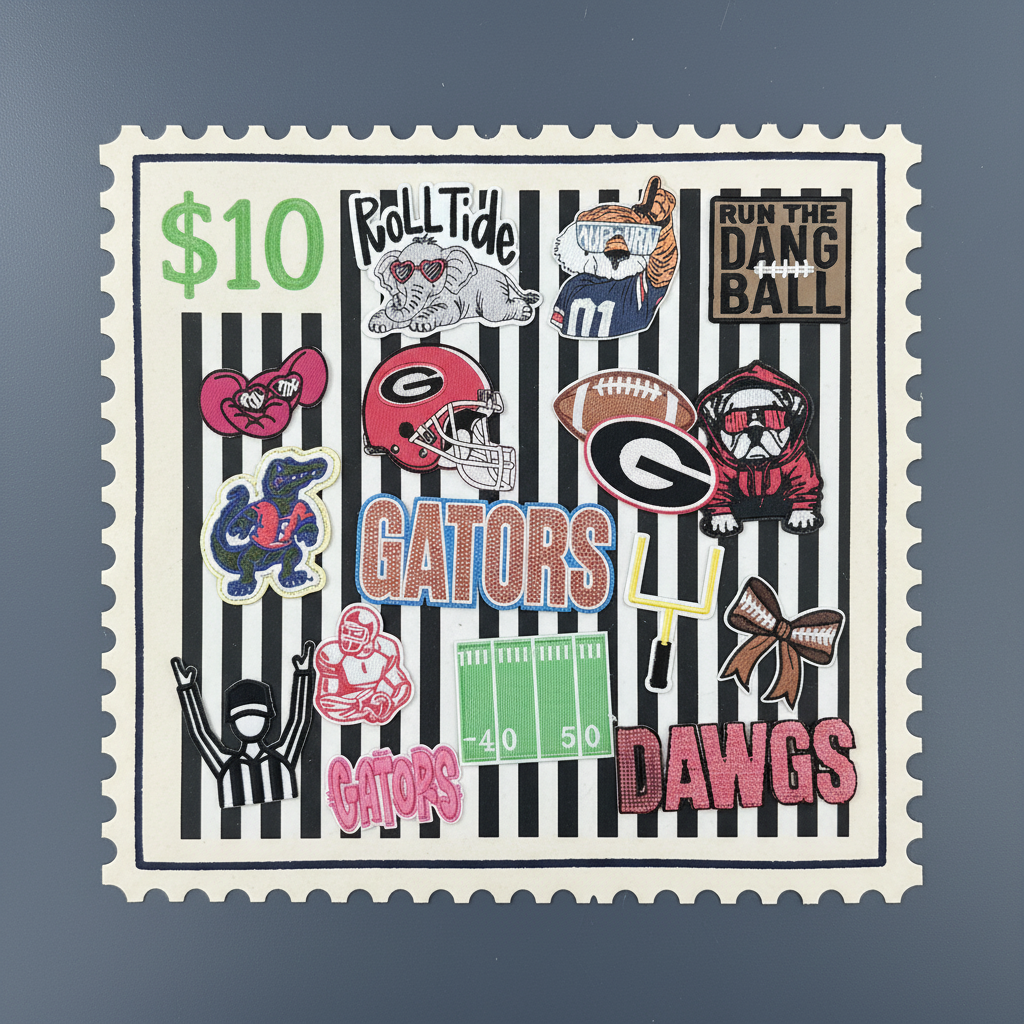 Patches Stamp 3 Green